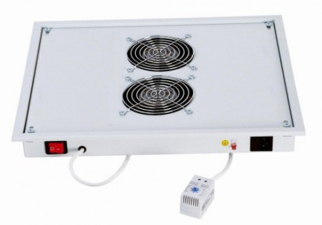 Ventilační jednotka Triton spodní (horní) 220V/30W 2x ventilátor, šedá