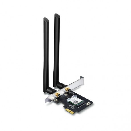 Síťová karta TP-Link Archer T5E AC 1200 Dual Band, 300Mbps 2,4GHz/ 867Mbps 5GHz, PCI-e, odnímatelná 