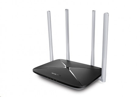 WiFi router TP-Link MERCUSYS AC12 AC1200 dual AP/router, 3x LAN, 1x WAN/ 300Mbps 2,4/ 433Mbps 5GHz