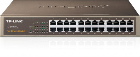 Switch TP-Link TL-SF1024D switch 24 x 10/100 Mbs, 13 rack, kov