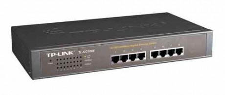 Switch TP-Link TL-SG1008 switch 8xTP 10/100/1000Mbps 19rack