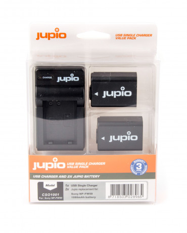 Set Jupio 2x NP-FW50 + USB nabíječka