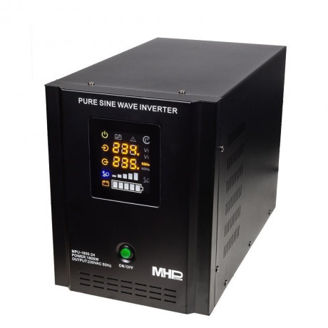 Napěťový měnič MHPower MPU-5000-48 48V/230V, 5000W, čistý sinus, s funkcí UPS