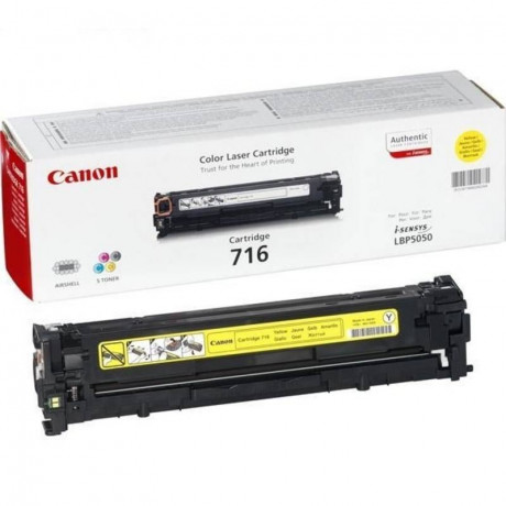 Toner Canon CRG-716Y žlutý (1500str./5%)