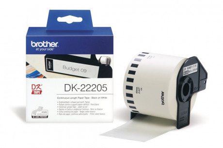 Páska Brother DK-22205 (papírová role 62mm x 30,48m)