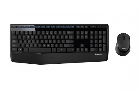 Set klávesnice + myš Logitech Wireless Combo MK345 CZ+ SK, černá