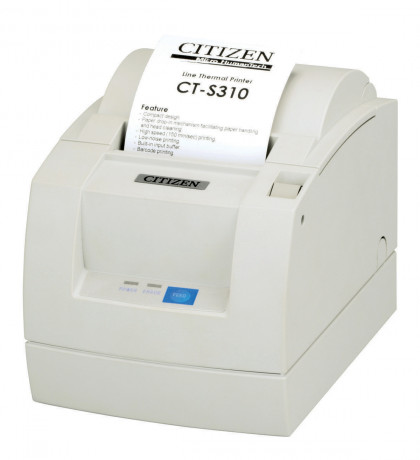 Tiskárna Citizen CT-S310-II USB/Serial, Interní zdroj, bílá