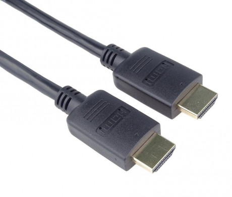 Kabel HDMI 2.0 High Speed + Ethernet, zlacené konektory, 1,5m