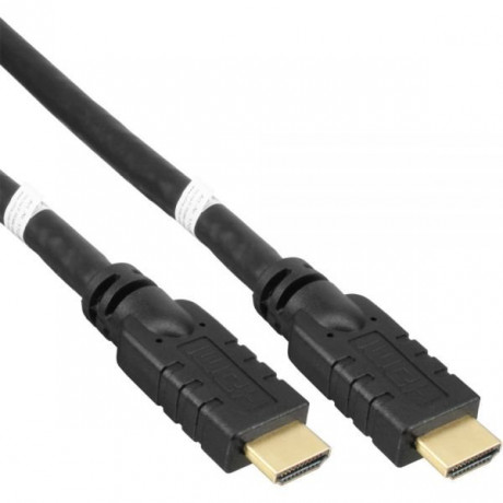 Kabel HDMI High Speed with Ethernet 7 m, se zesilovačem, 4K@60Hz, 3x stínění, M/M, zlacené konektory