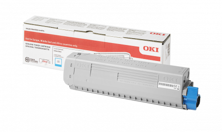 Toner OKI 46861307 do C834/C844 (10 000 stran), azurový