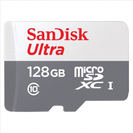 Paměťová karta Sandisk Ultra microSDXC 128 GB 100 MB/s Class 10 UHS-I, s adaptérem