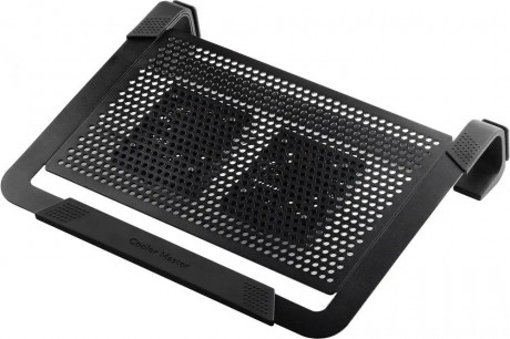 Chladící podložka CoolerMaster NotePal U2 PLUS pro NTB 12-17'' black, 2x8cm fan