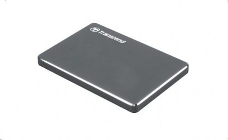 Disk Transcend externí HDD, 2TB, StoreJet 25C3N, 2.5, USB 3.0 ocelově šedý