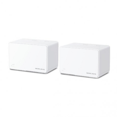 WiFi router TP-Link Mercusys Halo H80X(2-pack) WiFi 6, 3x GLAN/ 574Mbps 2,4GHz/ 2402Mbps 5GHz