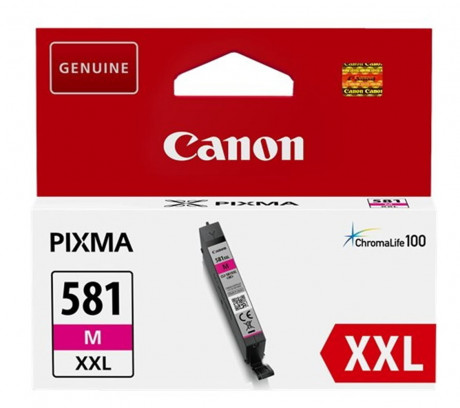 Inkoust Canon CLI-581XXL M (magenta), purpurový