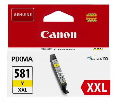 Inkoust Canon CLI-581XXL Y (yellow), žlutý