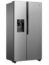 Gorenje NRS9182VX Americká chladnička s mrazničkou, 368/167l, E, nerez 