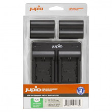 Set Jupio 2x baterie Jupio NP-W235  - 2300 mAh s duální nabíječkou pro Fuji  