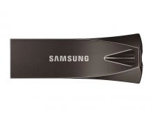 Flashdisk Samsung BAR Plus 64GB, USB 3.1, kovový, šedý  