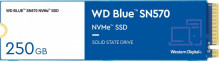 SSD disk Western Digital Blue SN570 250GB, M.2 2280, PCIe 3.0 x4, NVMe 