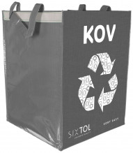 Taška Sixtol na tříděný odpad Sort Easy Metal 30 x 30 x 40 cm, 36 l 