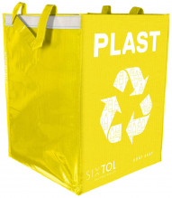 Taška Sixtol na tříděný odpad Sort Easy Plastic 30 x 30 x 40 cm, 36 l 