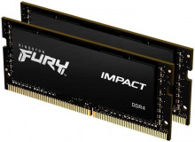 Paměť Kingston FURY Impact SO-DIMM DDR4 16GB (2x 8GB), 2666MHz, CL15 