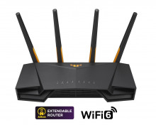 WiFi router Asus TUF-AX3000 V2 WiFi 6, 4x GLan, 1x GWan, USB,  2,4/5GHz, AiMesh 