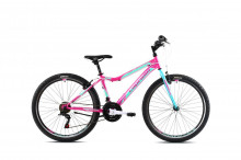 Horské jízdní kolo Capriolo DIAVOLO DX 600 26"/18HT pink-turq. 17" 