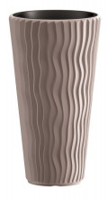 Květináč Prosperplast SANDY SLIM mocca 29,7 cm 