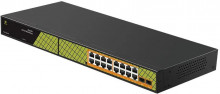 Switch Conexpro GNT-P1018G6 16x GLAN s PoE, 2x SFP, 300W 