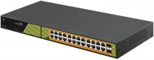 Switch Conexpro GNT-P1026G6 24x GLAN s PoE, 2x SFP, 300W 