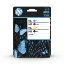 Inkoust HP 912 multipack náplň (černá, žlutá, purpurová,  tyrkysová) 