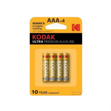 Baterie Kodak AAA ULTRA PREMIUM alkalická 4 ks, blistr 