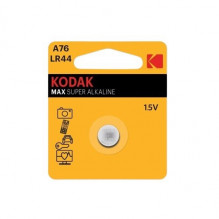 Baterie Kodak A76/LR44 MAX SUPER Alkaline 1ks, blistr 