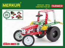 Stavebnice Merkur Farmer Set, 341 dílků, 20 modelů 