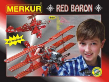 Stavebnice Merkur Red Baron, 680 dí...