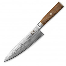 Nůž SOK kuchyňský Chef/Gyuto 210 mm Cocobolo White Damascus 