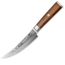 Nůž SOK vykošťovací Honesuki Boning 155 mm Cocobolo White Damascus 