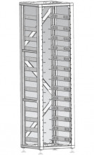 Rack Deye BOS-G 3U-HRACK skříň 19" bez dveří a boků pro sestavy BOS-G, HV, velká 