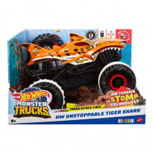 Auto Mattel Hot Wheels Monster Truck 1:15, Tygří žralok 