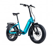 Elektrokolo Leader Fox CODY FAT BIKE,20" M:2024-1 modrá 