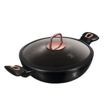 Pánev Berlingerhaus Wok s poklicí 30 cm Black Rose Collection BH-7112 