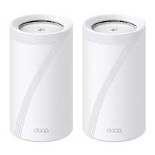 WiFi router TP-Link Deco BE85(2-pack) AXE19000, WiFi 7, 1x 10GLAN, 2x 2.5GLAN, 1x 10GLAN/SFP+, USB,  