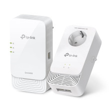 Powerline ethernet TP-Link PGW2440 KIT G.hn adaptér (1428 Mbps), 1x GLan, Wifi AX1800, poškozený oba 