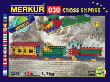 Stavebnice Merkur 030 Cross expres, 310 dílů, 10 modelů 