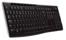 Klávesnice Logitech Wireless Keyboard K270 CZ, Unifying přijímač 